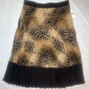 Alfani Rare Earth 2 Animal Instinct Leopard Print Skirt XL NEW